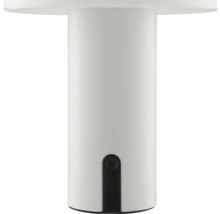 Weisse Tischleuchte mit Netzschalter