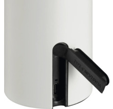 Detailansicht einer Lampe mit USB-C-Anschluss