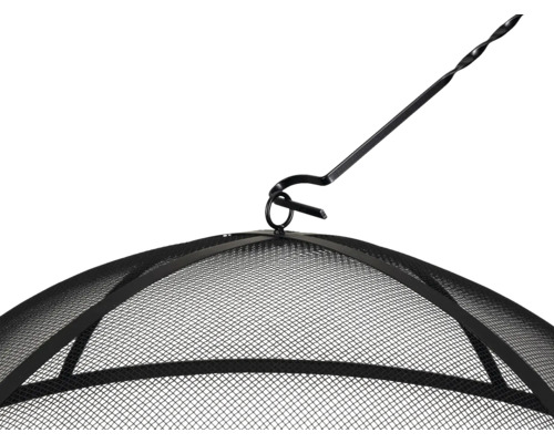 Feuerkorb-Funkenschutz mit Hebehaken