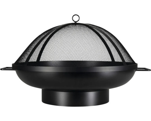 Feuerschale mit Funkenschutzhaube