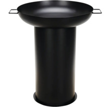 Feuerstelle aus Stahl mit Ständer