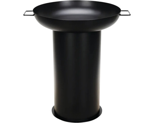 Feuerstelle aus Stahl mit Ständer