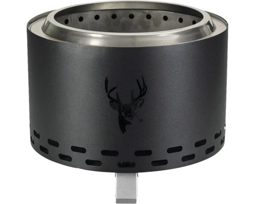 Feuerkorb mit Hirsch-Motiv für den Außenbereich