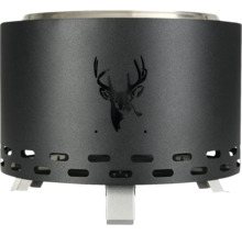 Feuerschale mit Hirschmotiv für den Aussenbereich