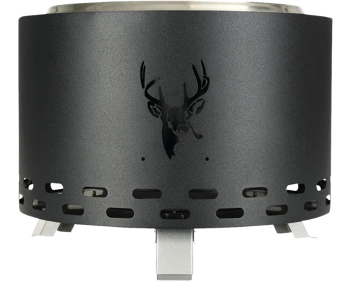 Feuerschale mit Hirschmotiv für den Aussenbereich