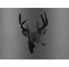 Dekoration mit Hirschkopf Motiv