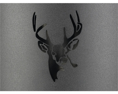 Dekoration mit Hirschkopf Motiv