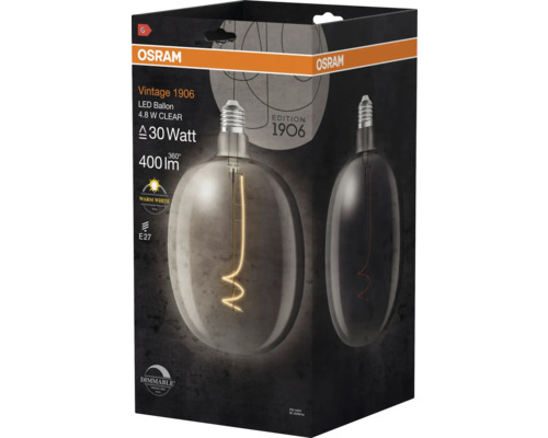 Osram Vintage 1906 LED Ballonlampe in Verpackung
