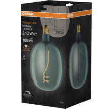 Osram Vintage 1906 LED-Ballonlampe, 4,5 Watt, blaue Glaslampe in der Verpackung