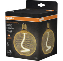 Osram Dekor LED Spirale Globe 125 3,5 Watt Gold Lampe in Verpackung