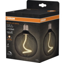 Osram Dekor LED Spirale Globe 125 3,5 Watt Schwarz in der Verpackung