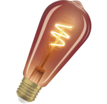 Glühbirne mit Schraubsockel und Glühfaden