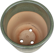 Pot de fleurs en céramique avec trous de drainage