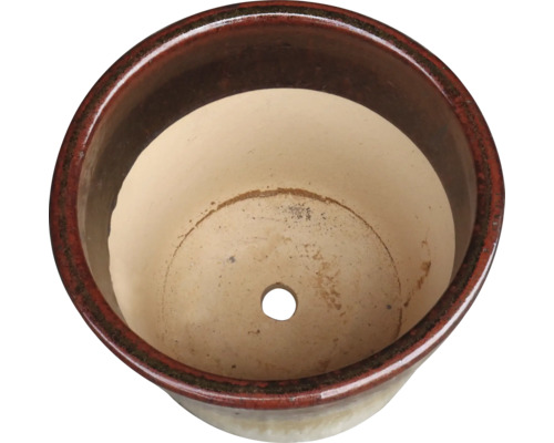 Pot de fleurs en céramique avec trou de drainage