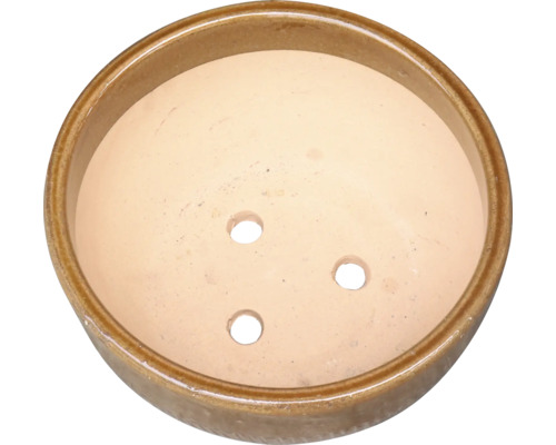 Pot à bonsaï rond avec trous de drainage