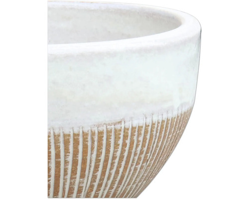Cache-pot avec rainures verticales