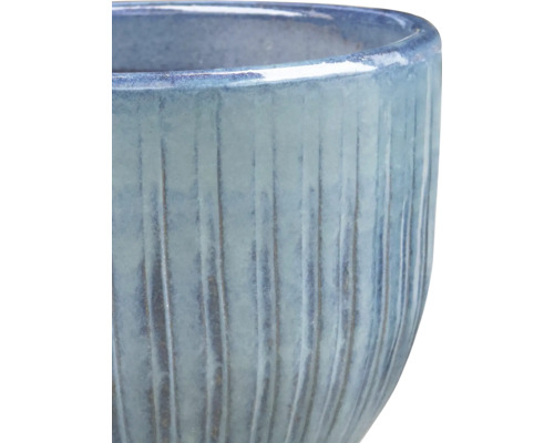 Nahaufnahme einer gerillten Pflanzschale