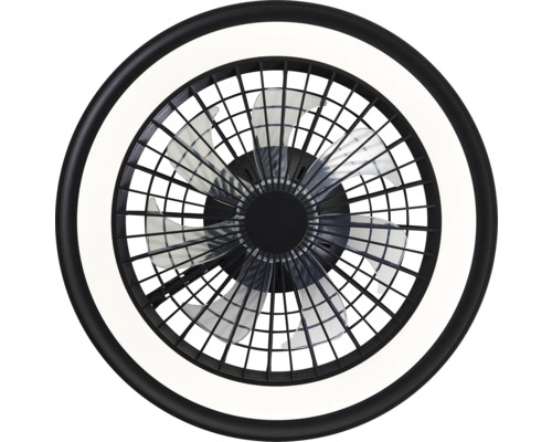Deckenventilator mit Beleuchtung und Schutzgitter