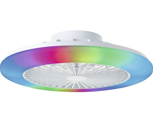 Deckenventilator mit mehrfarbiger Beleuchtung