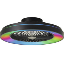 Deckenventilator mit Licht und farbiger Beleuchtung