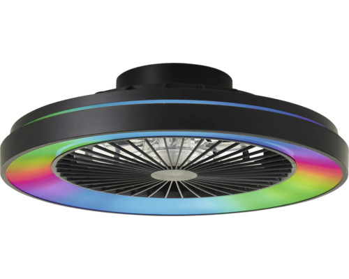 Deckenventilator mit Licht und farbiger Beleuchtung