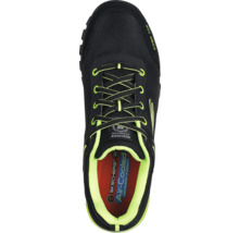 Chaussure de sécurité noire Skechers avec lacets et embout de protection