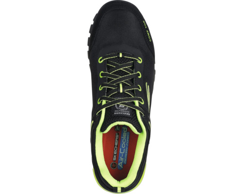 Chaussure de sécurité Skechers noire avec lacets