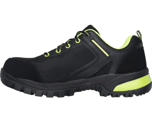 Chaussure de sécurité noire à lacets