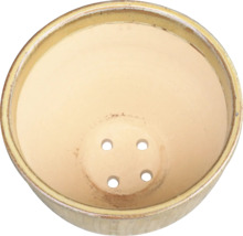 Runde Pflanzschale mit Entwässerungslöchern