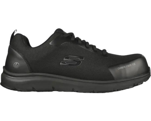 Chaussure de sécurité avec embout en fibre de carbone et logo Skechers