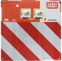 Warntafel 2-in-1, rot-weisse Streifen