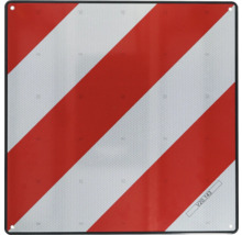 Warnmarkierung mit rot-weissen Streifen