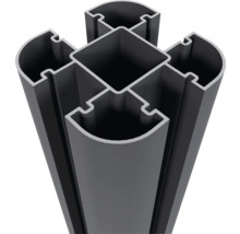 Aluminiumprofil im Querschnitt