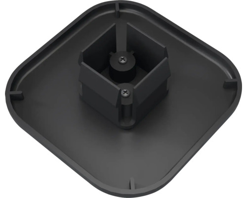 Schwarze Montageplatte für Leuchten