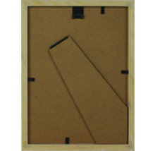 Arrière d'un cadre photo en bois avec support