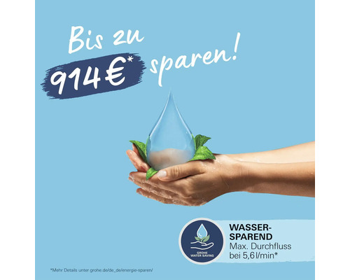 Wassersparen: Bis zu 914 Euro sparen
