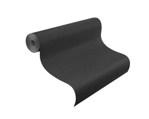 Rouleau de papier peint noir à fibres grossières