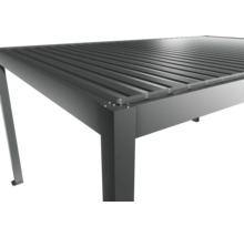 Detailansicht einer Aluminium Terrassenüberdachung