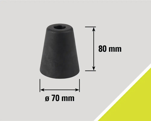 Capuchon de protection, diamètre 70 mm, hauteur 80 mm