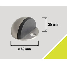 Butoir de porte d'un diamètre de 45 mm et d'une hauteur de 25 mm