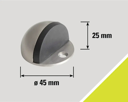 Butoir de porte d'un diamètre de 45 mm et d'une hauteur de 25 mm