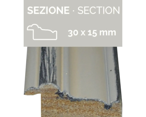 Profilleiste Querschnitt 30x15 Millimeter