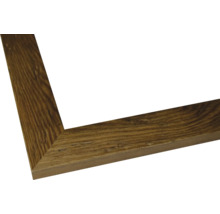 Pièce d'angle d'un cadre photo en bois