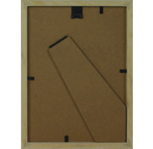 Arrière d'un cadre photo avec pied et suspension