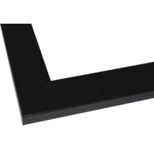 Gros plan d'un cadre photo noir