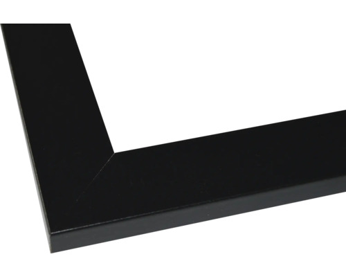 Vue détaillée d'un cadre photo noir