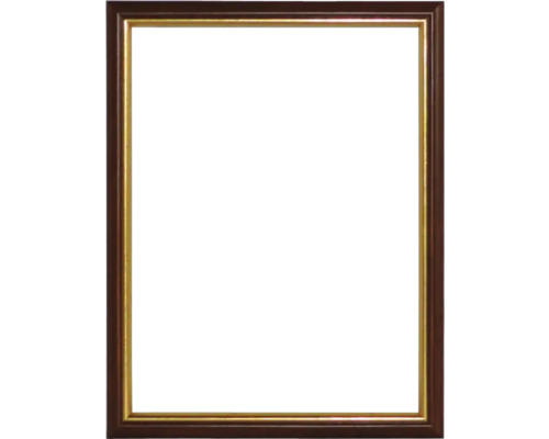 Cadre photo rectangulaire avec aspect bois