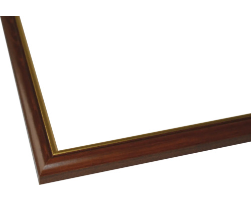 Image d'un cadre photo en bois brun