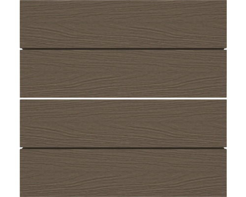 Quatre panneaux en bois avec grain de bois