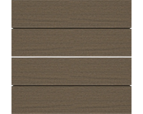 Lames de terrasse en composite bois en détail
